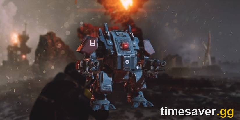 An Automaton Hulk, the heavy enemy a single Anti-Tank Seeker can destroy in Helldivers 2