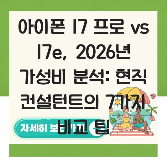 아이폰 17 프로 출시 전 유출 스펙 및 2026년 초 출시 예정인 가성비 모델 아이폰 17e 정보 대표 이미지