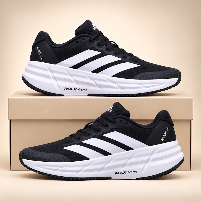 Adidas Adizero 3.0 Max Run Negro Blanco