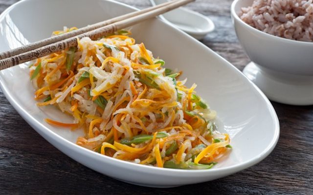 Đậu Que Xào Cà Rốt