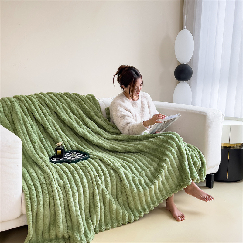 Milk Fiber Flannel Blanket, warming