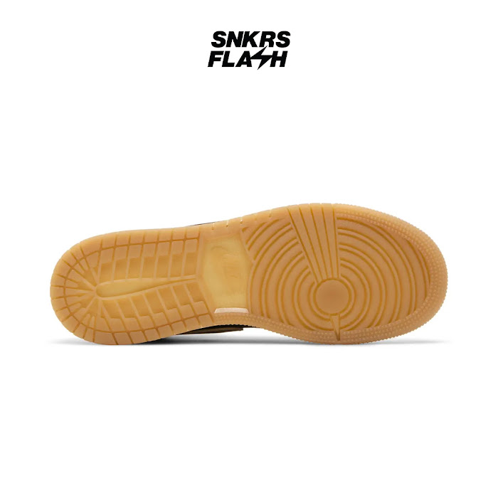 NIKE AIR JORDAN 1 RETRO HIGH OG BLACK METALLIC GOLD (GS) - Size 36.5