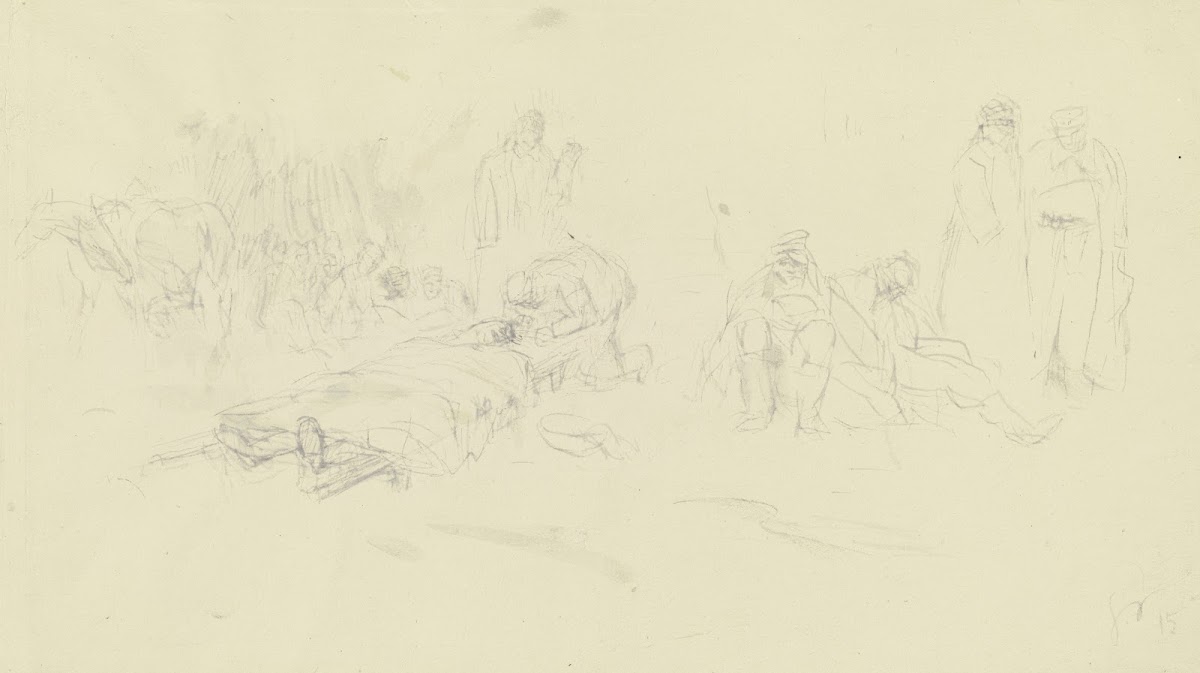 Studie aus dem Kriegslazarett 1915