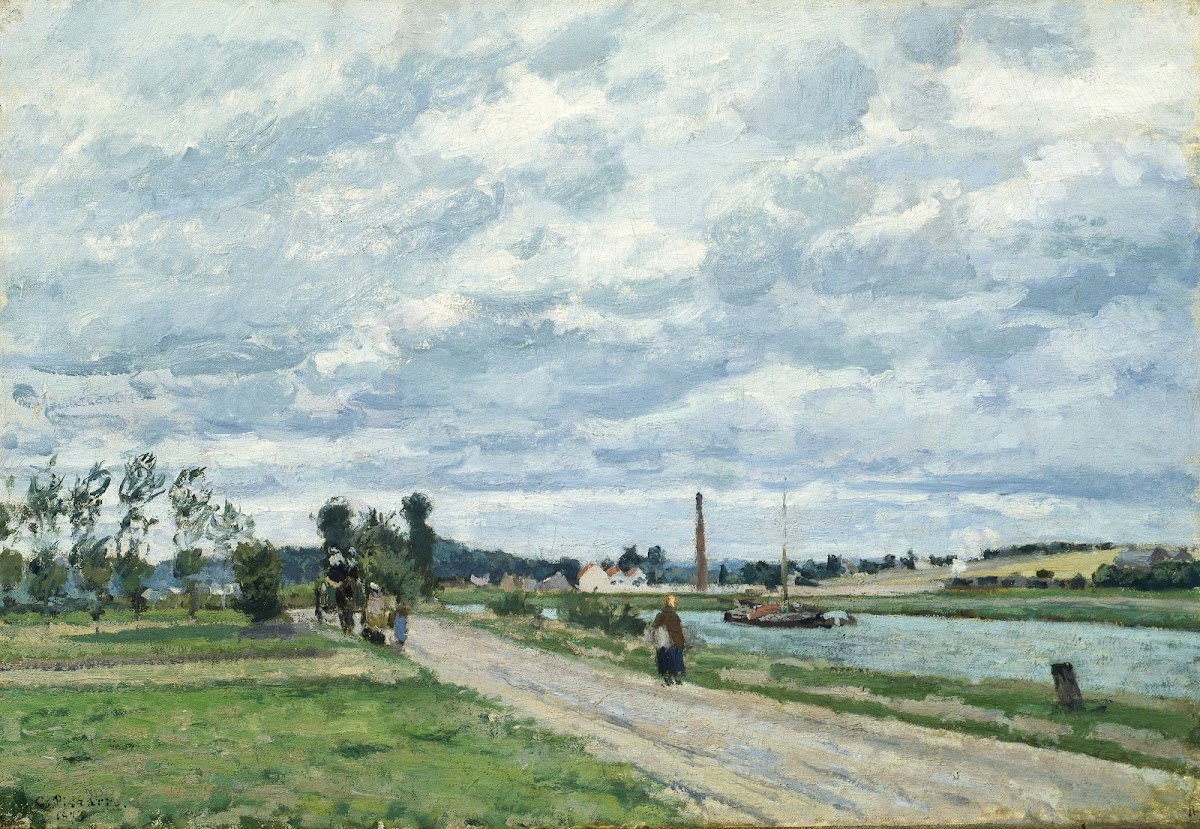 The Banks of the Oise near Pontoise 1873