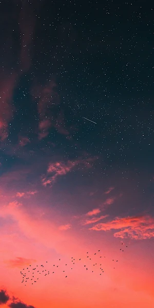 Sunset, Star, Sunrise, Cloud, Atmosphere 4K iPhone Wallpaper Background