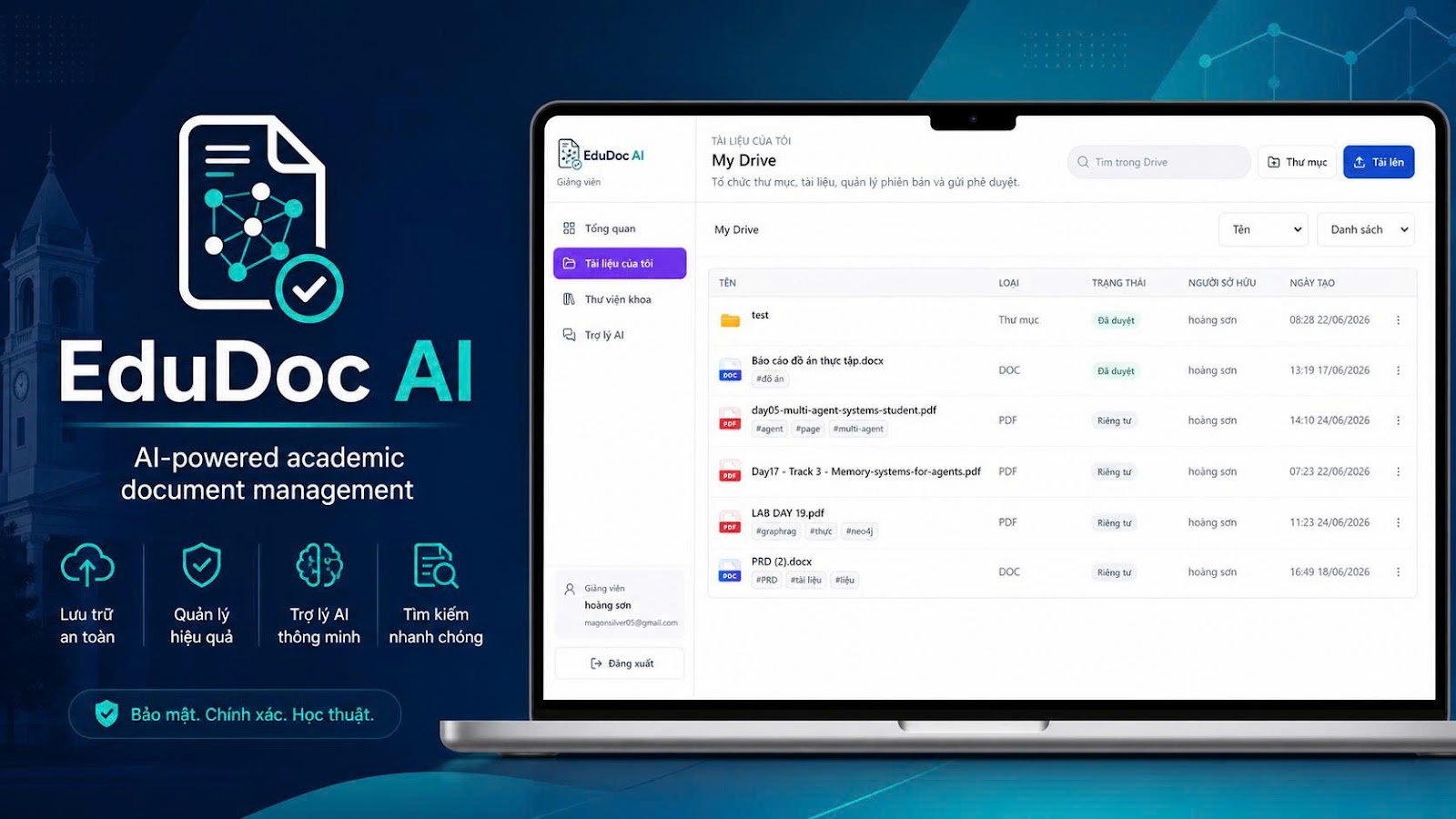 AI Trợ Lý Quản Lý Tài Liệu & Tri Thức Của Khoa/Bộ Môn