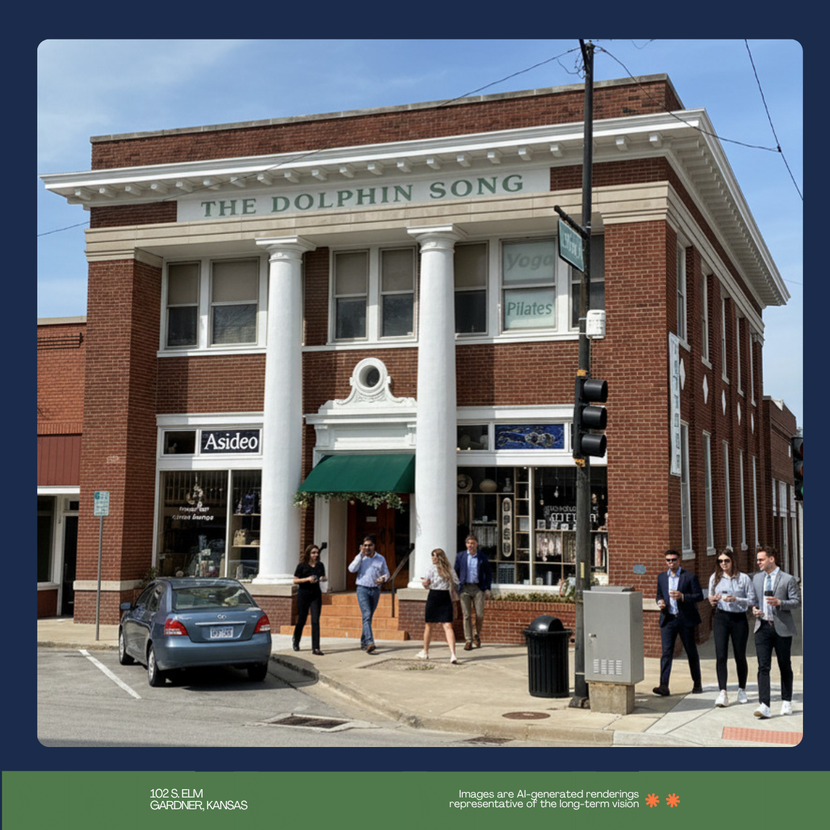 102 S. Elm Street — The Dolphin Song Building
