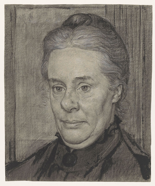 Portret van mevrouw Anna Ida van der Schalk van der Hoeven 1898