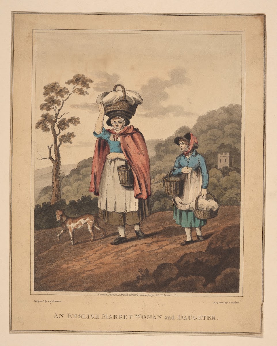 An English market woman and daughter 1822
