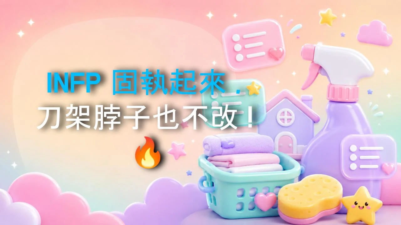 INFP 固執起來，刀架脖子也不改！🔥