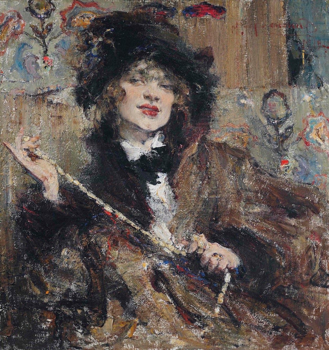 Portrait of Mademoiselle Podbelskaya 1912