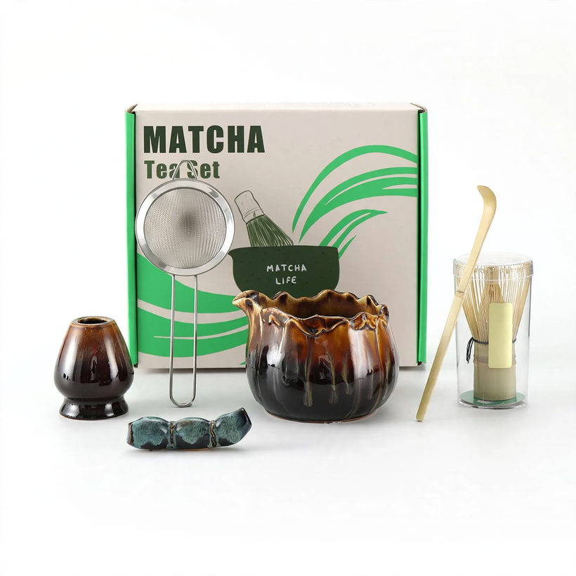 Japanese Matcha Set, 6-piece, Ceramic