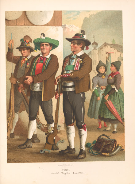 Deutsche Volkstrachten Pl72 1870