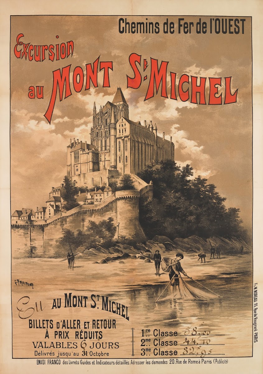 Excursion au Mont St Michel 1895