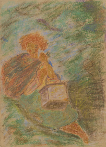 Resting Woman with a Basket 19351944