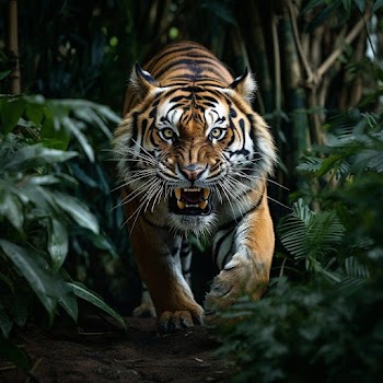 Tiger In Jungle Picture