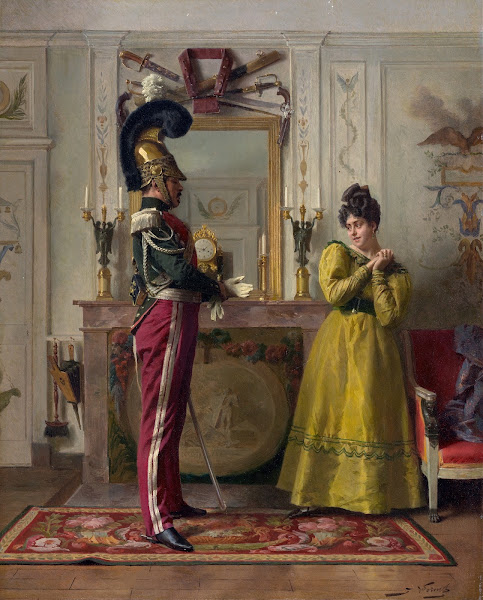 Departure For The Review c 1876