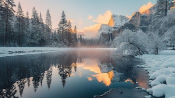 Winter Lake Wallpaper