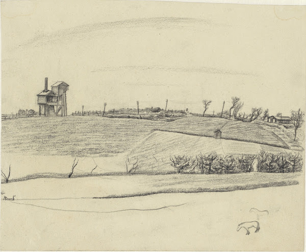 Landschap met mijninstallatie 1913 1945