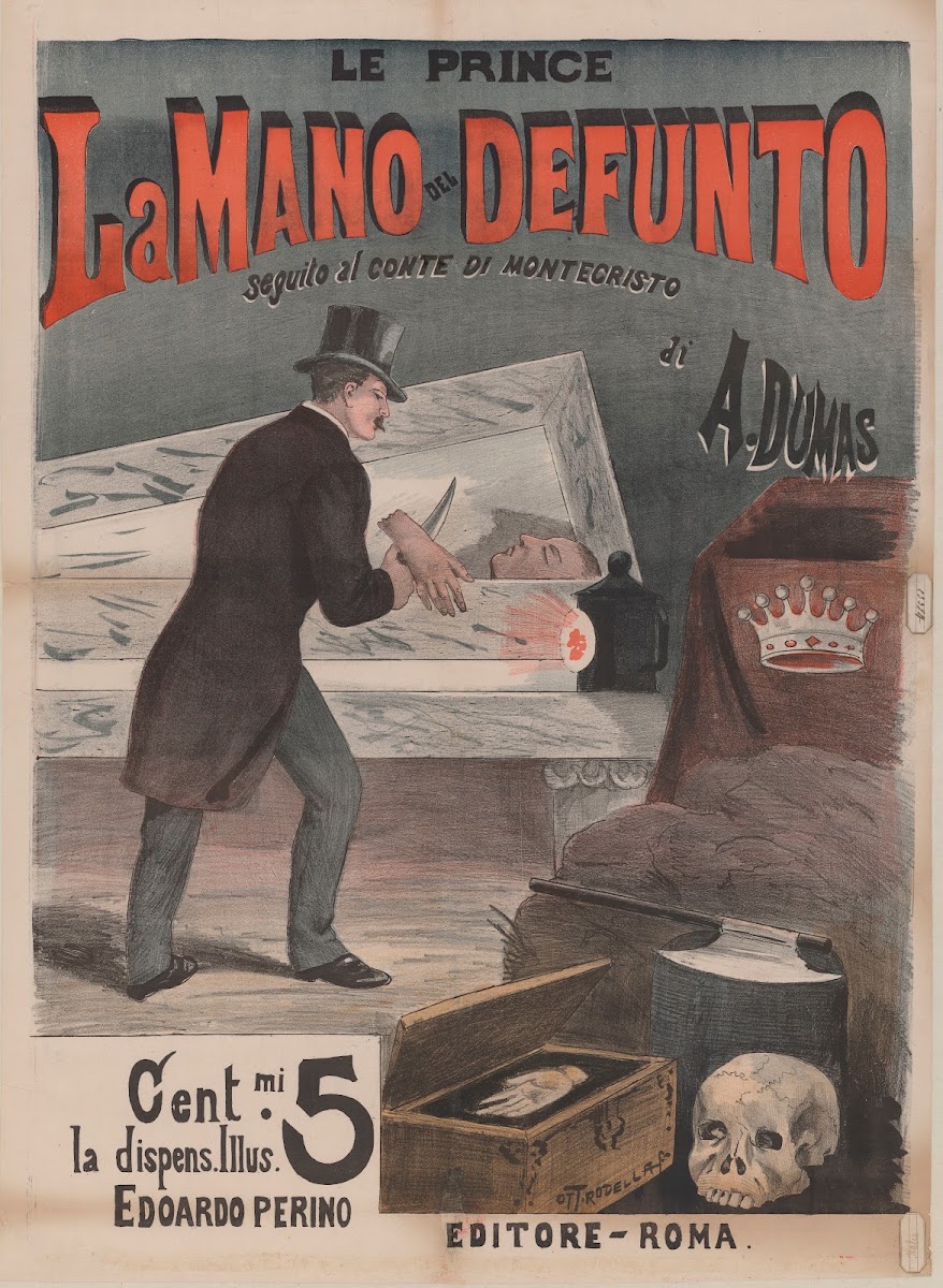 Le Prince La Mano del defunto seguito al Conte di Montecristo di A Dumas 1870 18