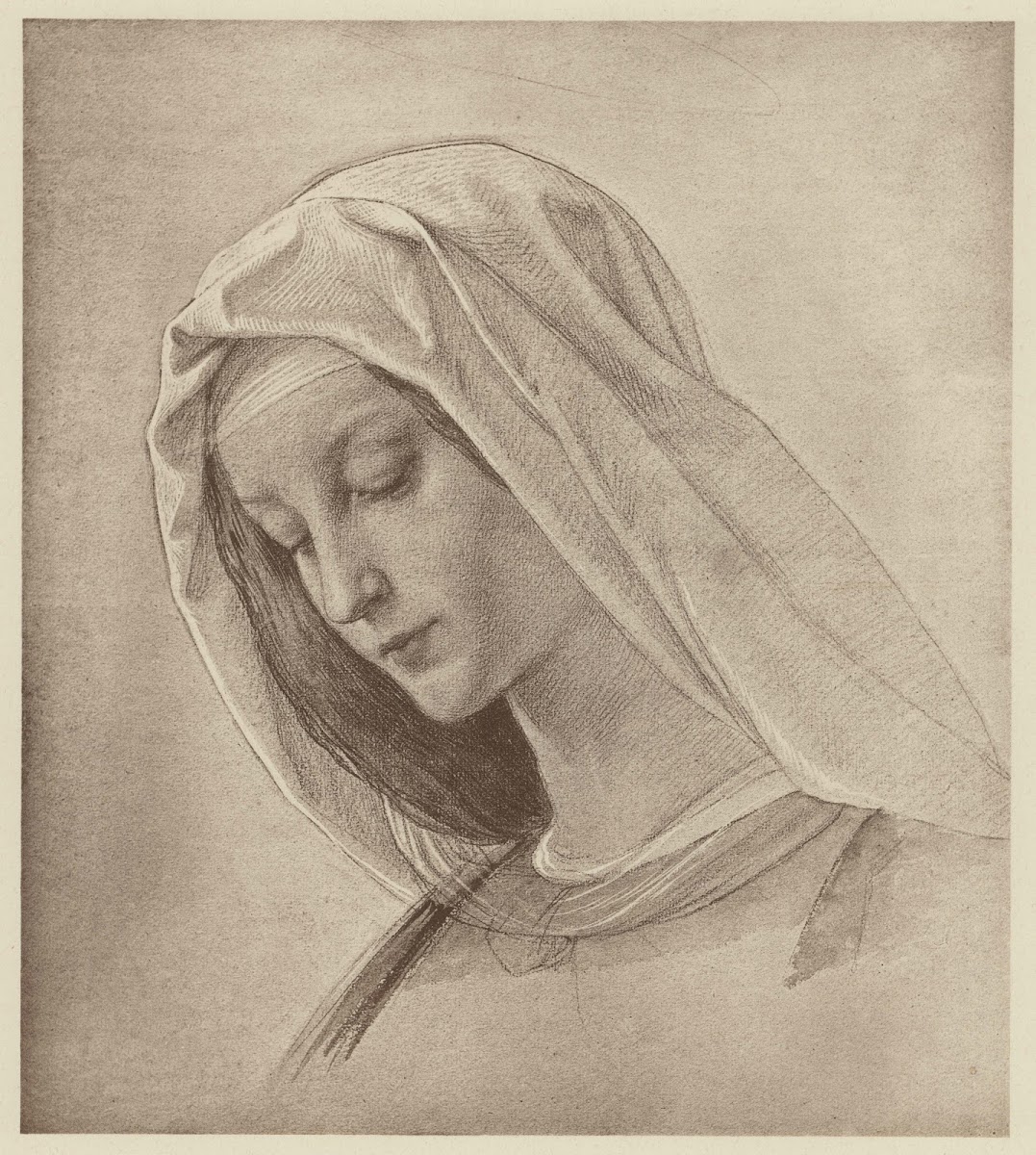 Madonnenkopf circa 1900