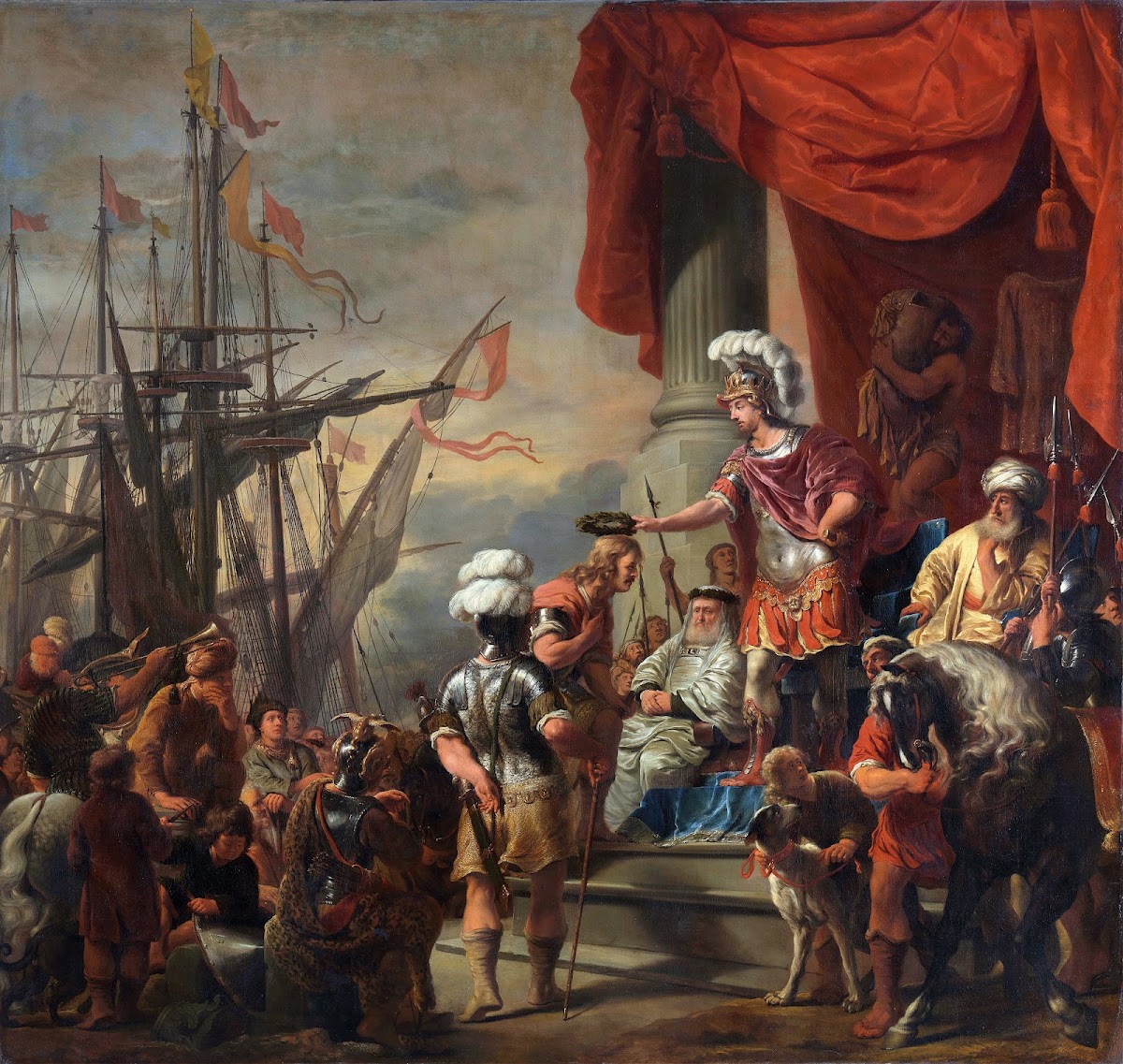 Aeneas At The Court of Latinus C 1661   C 1663