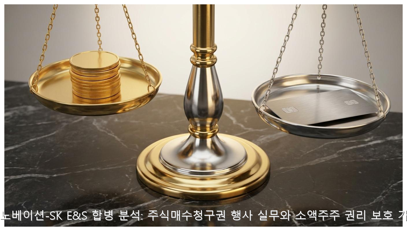 SK이노베이션-SK E&S 합병 분석: 주식매수청구권 행사 실무와 소액주주 권리 보호 가이드 핵심 안내 및 분석 인포그래픽 (4)