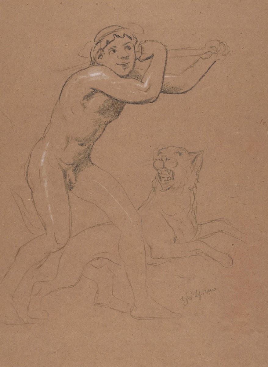Naked Boy with a Tiger 1885