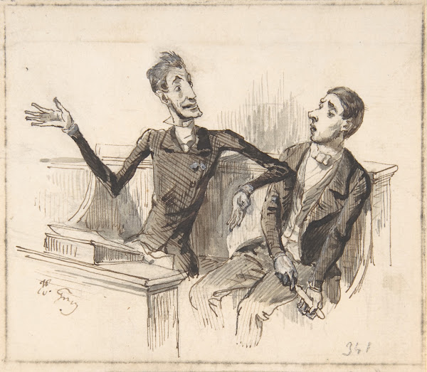 Illustration in Jérôme Paturot by Louis Reybaud Paris 1846 ca 1846