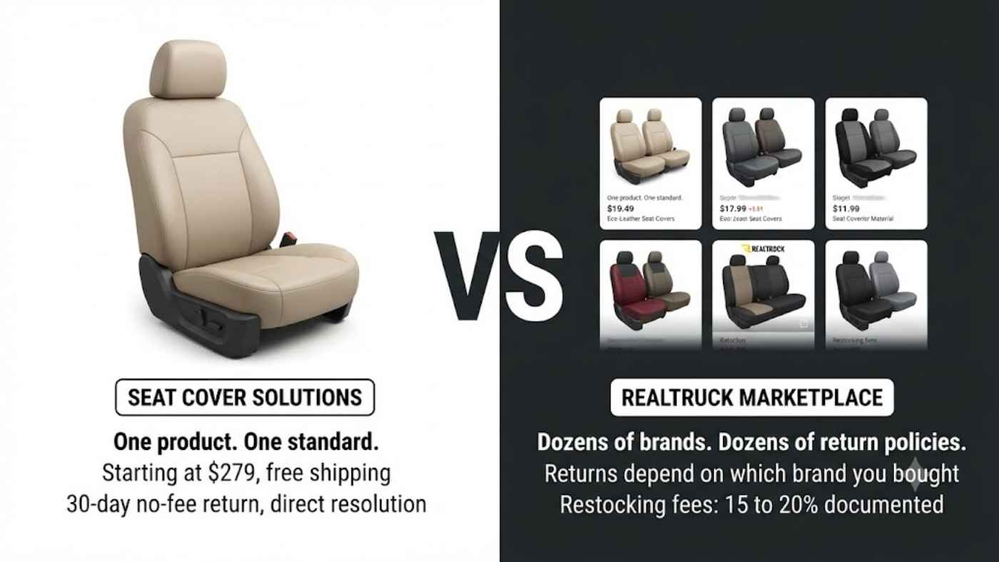 Seat Cover Solutions color options