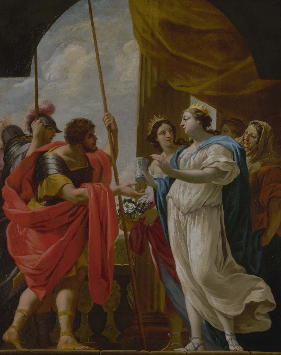 Hélène offrant à Ménélas la potion de la reine Polydamne 1650