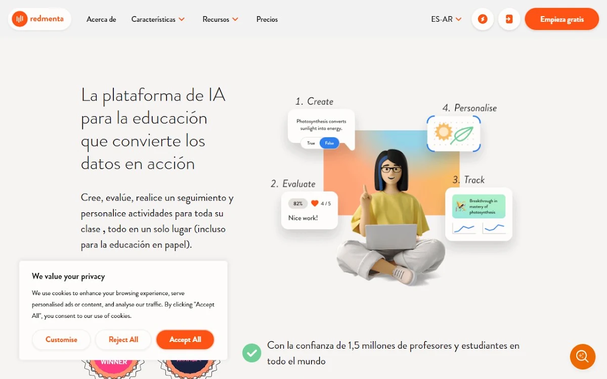 Captura de redmenta.com