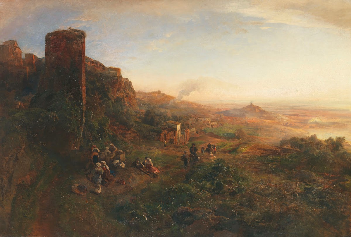 Abendstimmung in den Albaner Bergen 1890