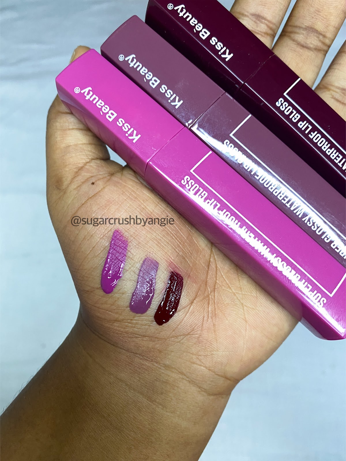 Purple matte lipsticks