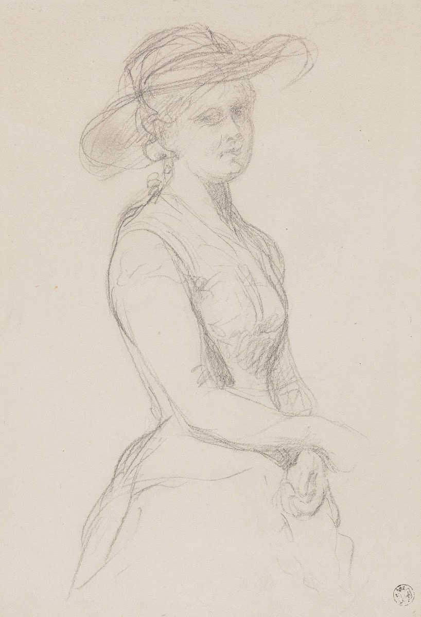 Portrait of a Woman in a Hat 1880