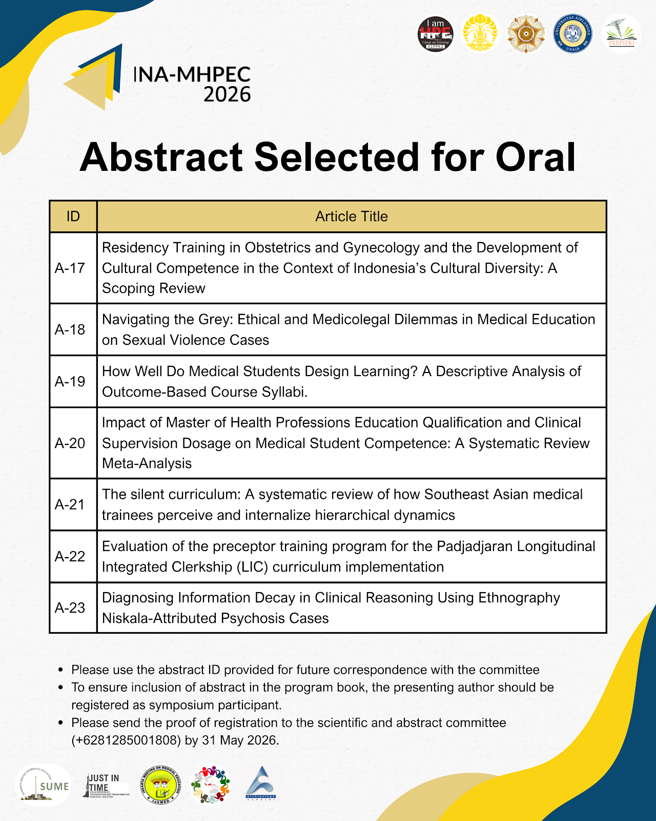 Oral Presentation Page 3