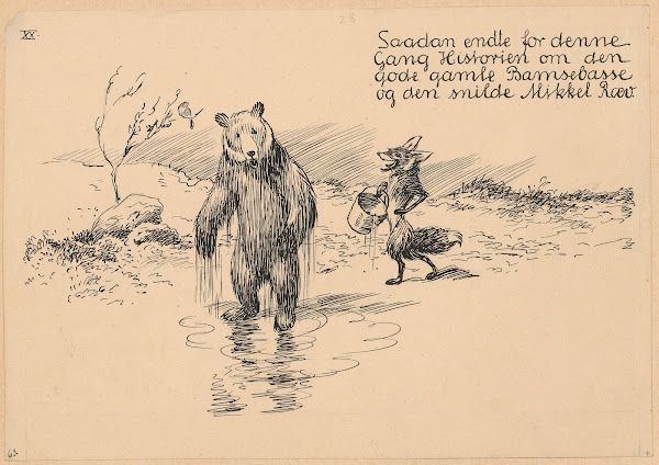 Bamsefar og Mikkel Ræv Pl13 1921