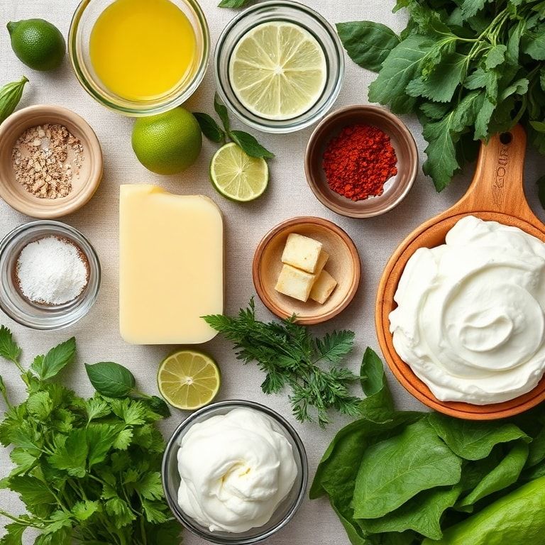 Ingredients for Classic Key Lime Pie with Creamy Whipped Topping – Easy Homemade Delight