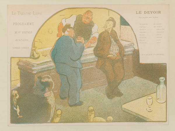Le Théâtre Libre  Programme  du 4me spectacle  de la Saison  1892 1893 1892 1893