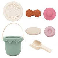 Детский силиконовый набор для игры в песке Twins pistachio