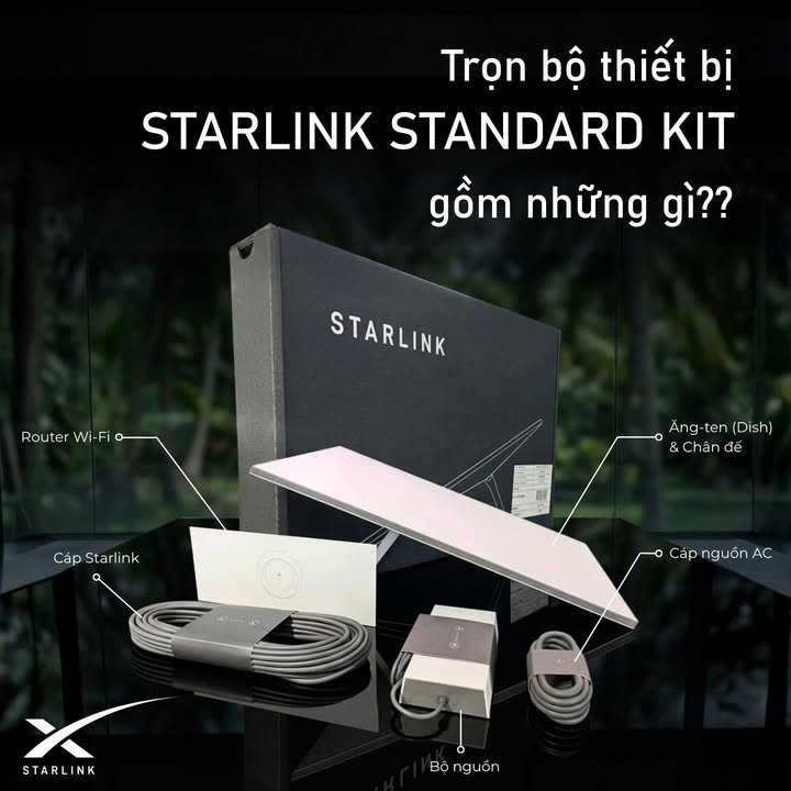 Starlink Standard Kitの同梱物一覧:衛星インターネット設備の構成部品を徹底解説