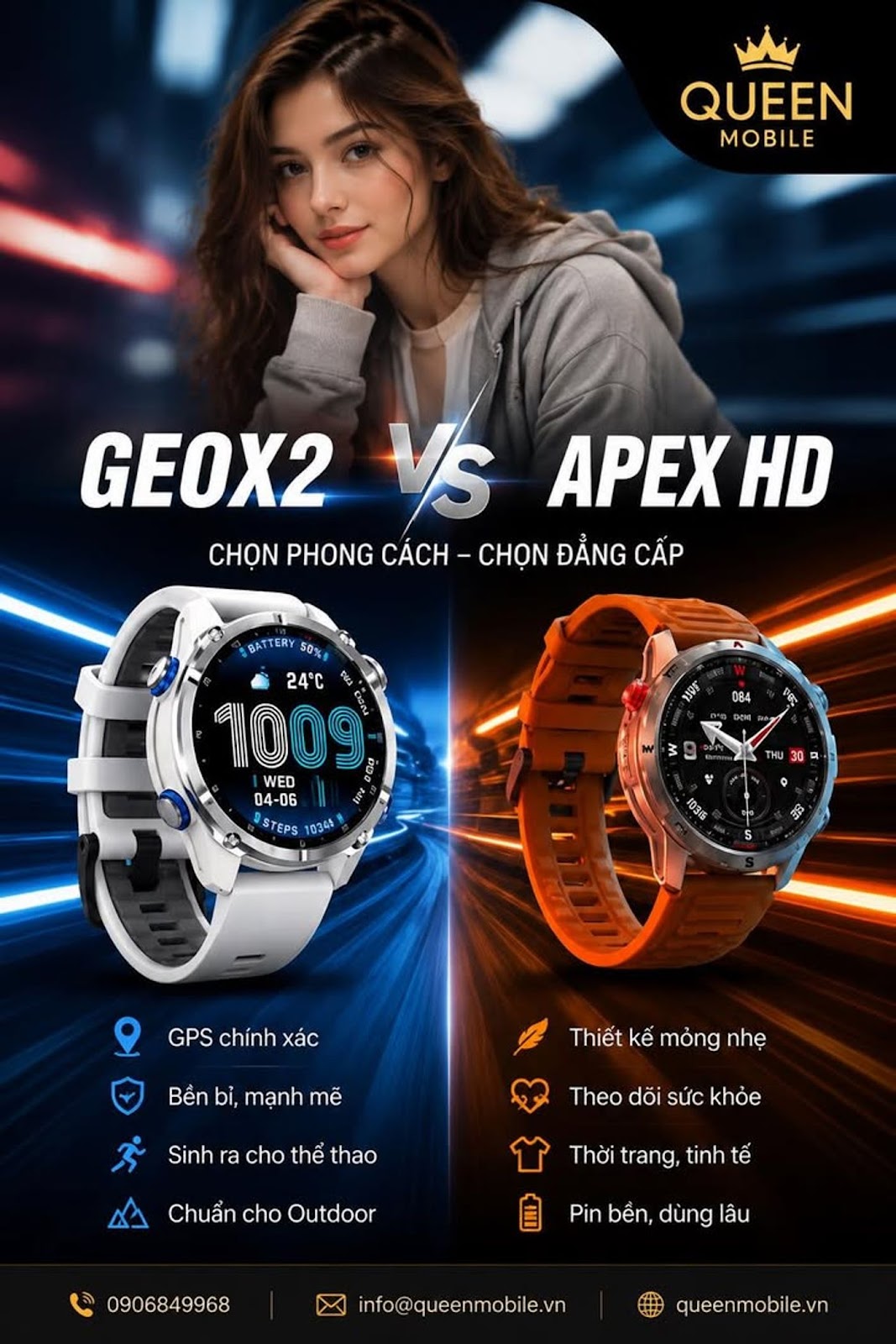Rogbid GeoX2 Đối Đầu Rogbid Apex HD – Cuộc Chiến Đồng Hồ Thông Minh GPS Đang Làm Cộng Đồng Công Nghệ Tranh Cãi
