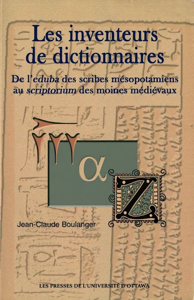 Les Inventeurs de dictionnaires- De l'eduba des scribes mésopotamiens au scriptorium des moines médiévaux 90582