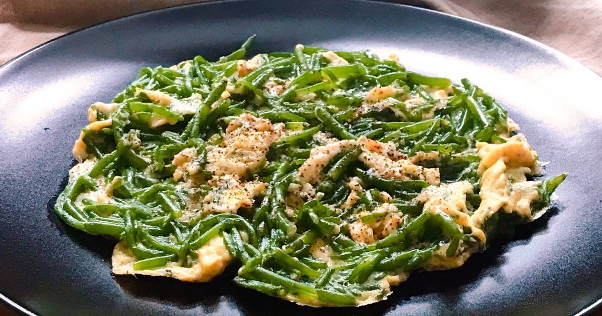 💚 Trứng Chiên Rau Ngón Biển (Samphire, Salicorne)