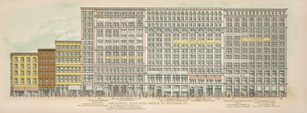 Broadway East Side Prince to Houston St 1899