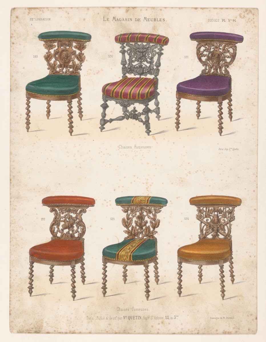 Chaises Fumeuses 1832   1904