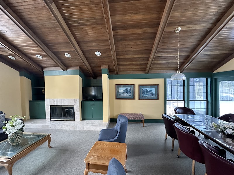 Yardley Court interior hallway and stairwell repaint — walls, trim, doors, and balusters, NW Indianapolis