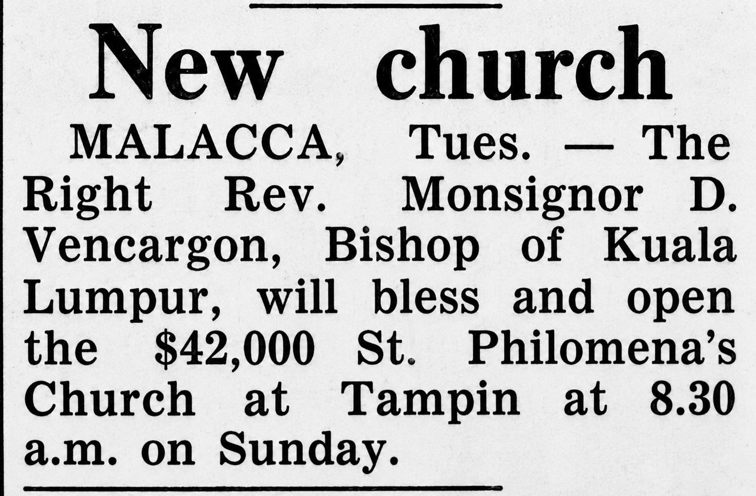 The Straits Times, 26 November 1958
