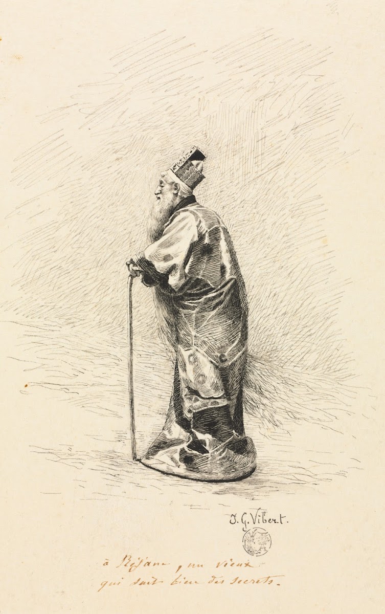 Study for the Magician in Conte de Fée Story of a Fairy 1800s