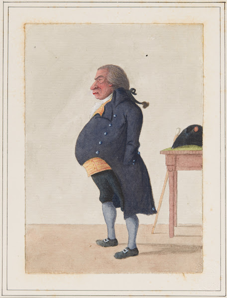 Ein Kurgast des Bads Blumenstein 1804